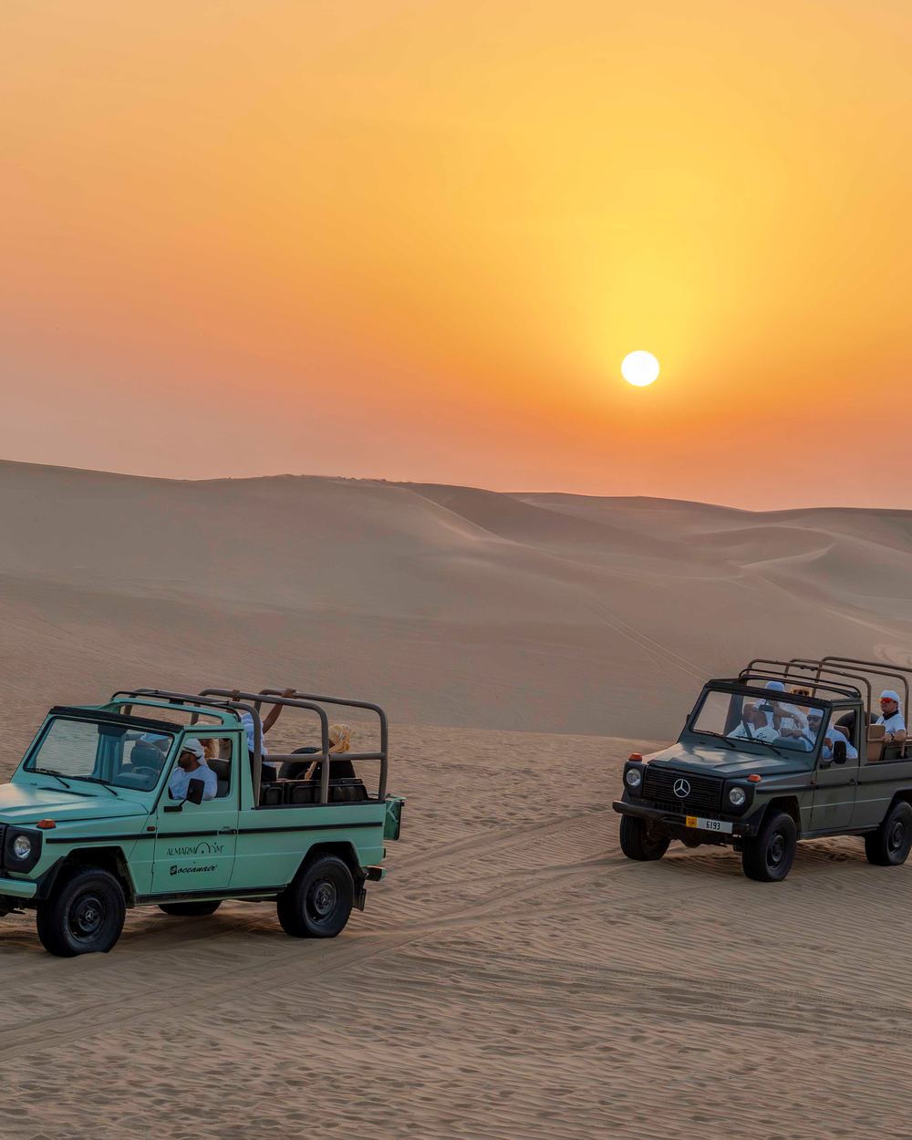 G class mercedes OceanAir bedouin camp at Dubai