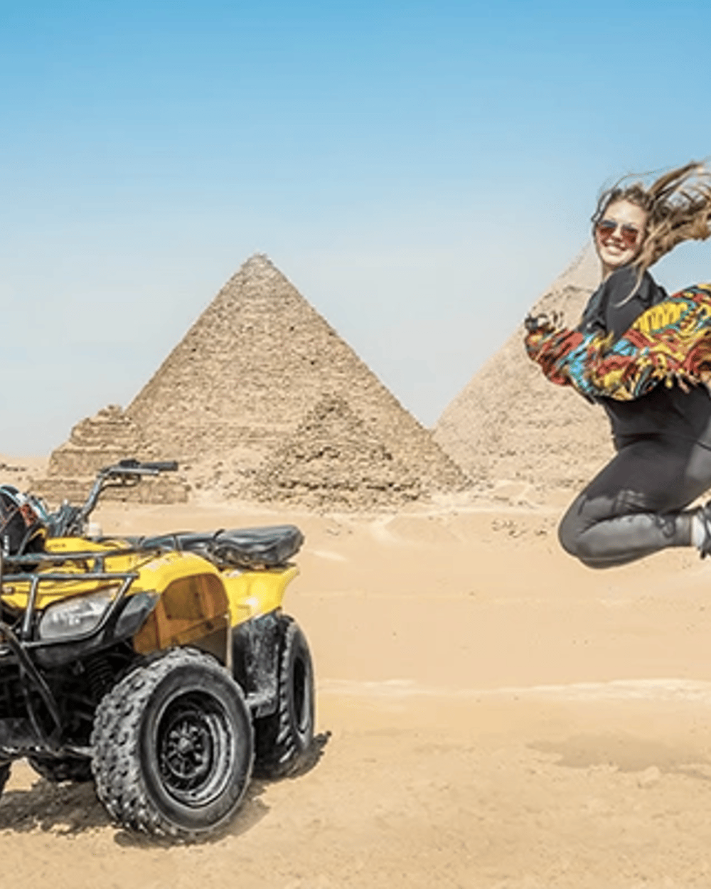 Quad Biking Outside Pyramid Area — 2