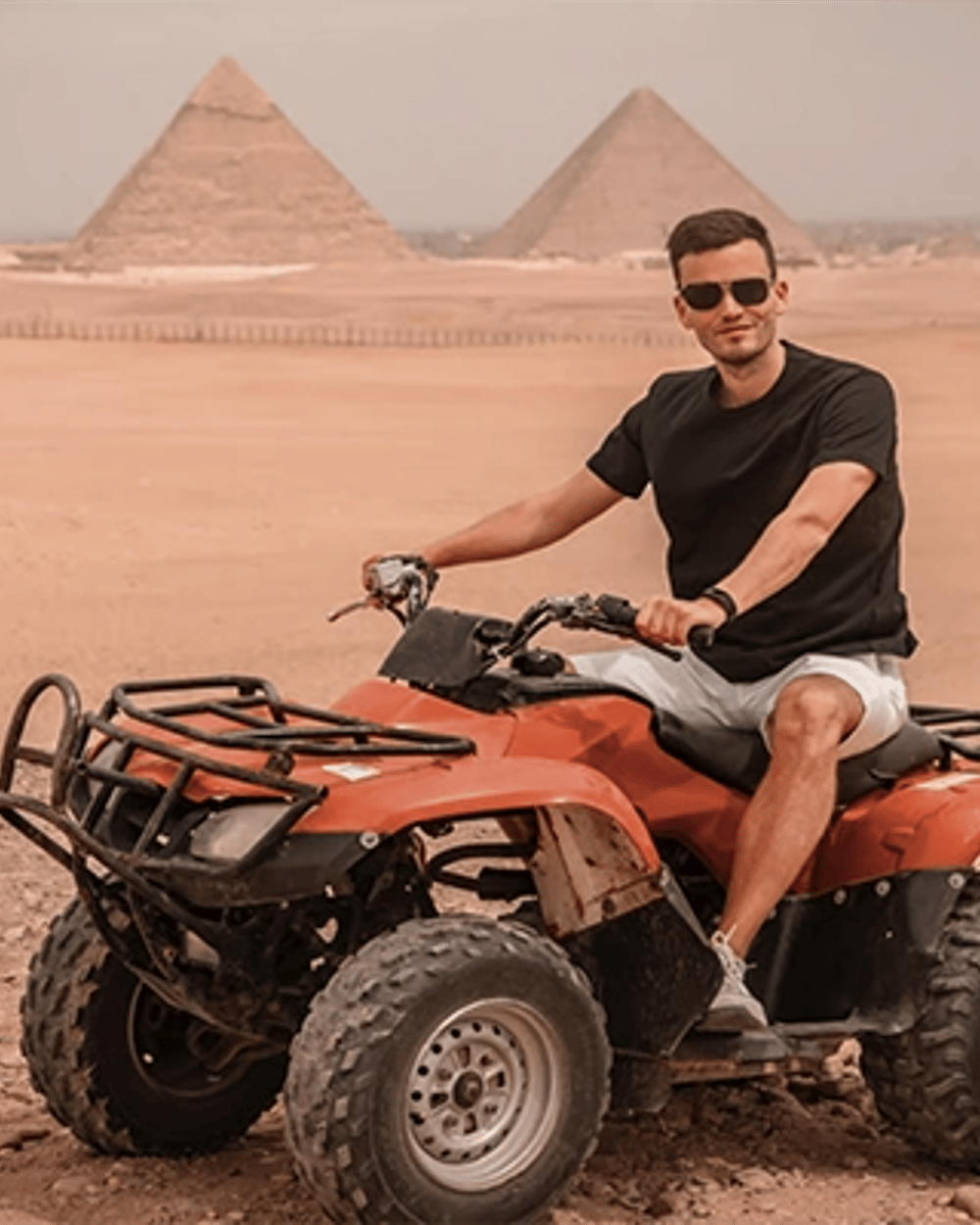 Quad Biking Outside Pyramid Area — 3