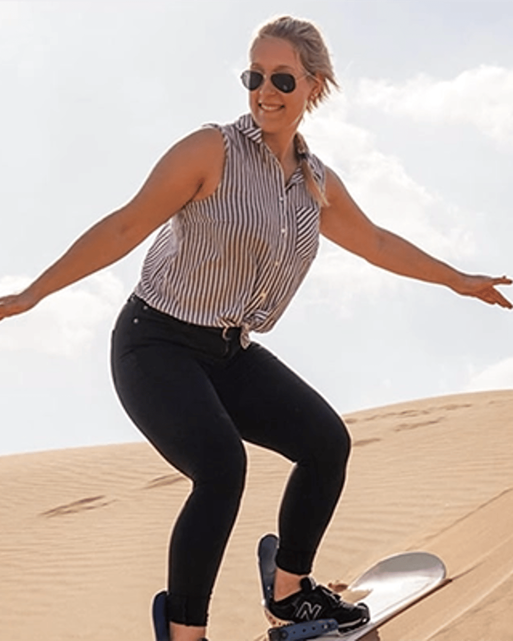 Sand boarding