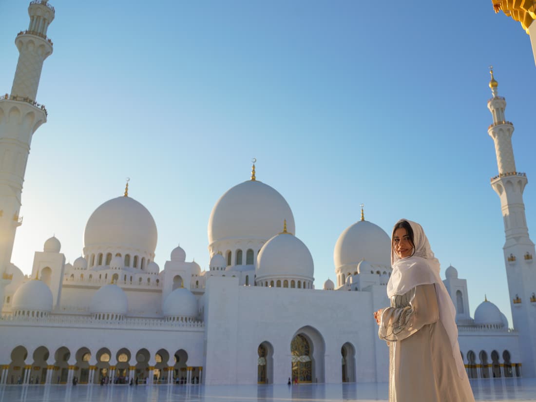 View of Qasr Al Watan Palace