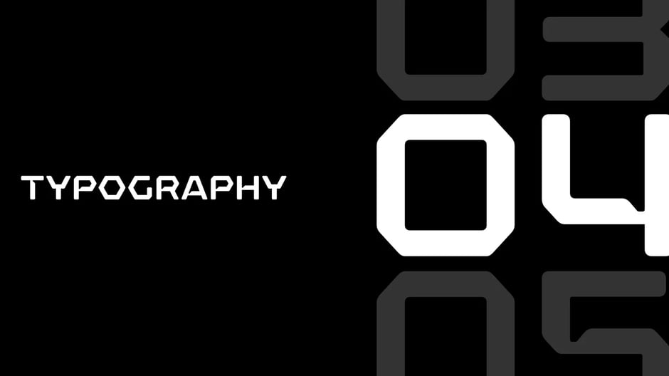 Typeface System Primary Secondary