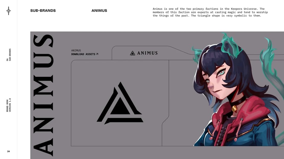 Animus Sub Brand Identity
