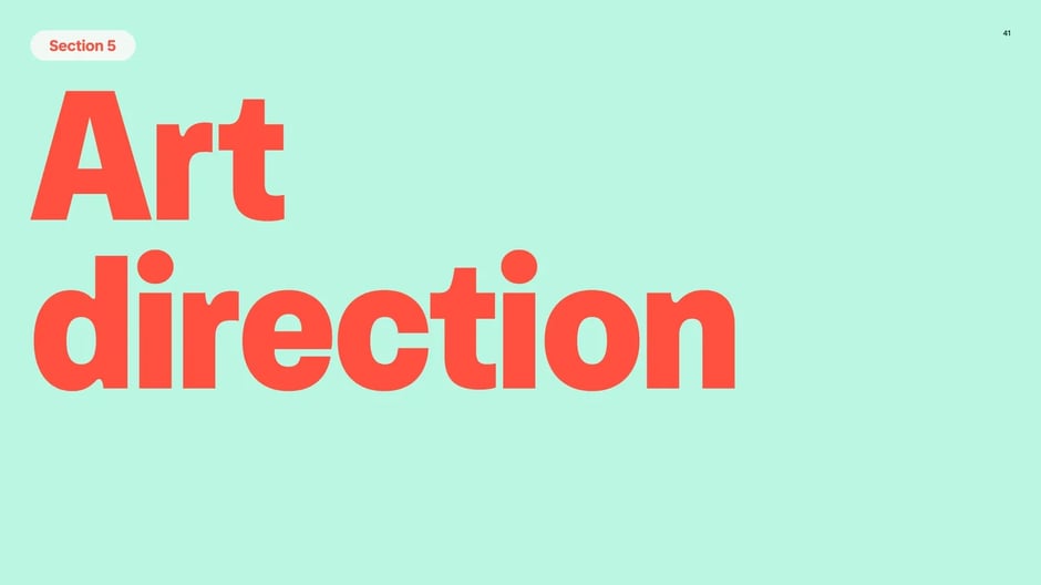 Art Direction and Imagery