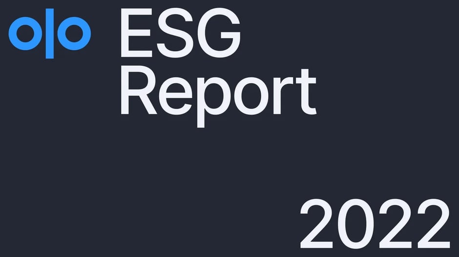 Olo ESG Report 2022
