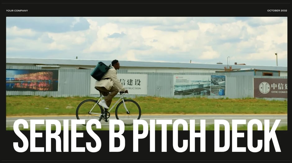 Series B Pitch Deck Template