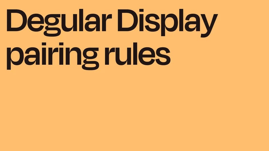 Font system section divider