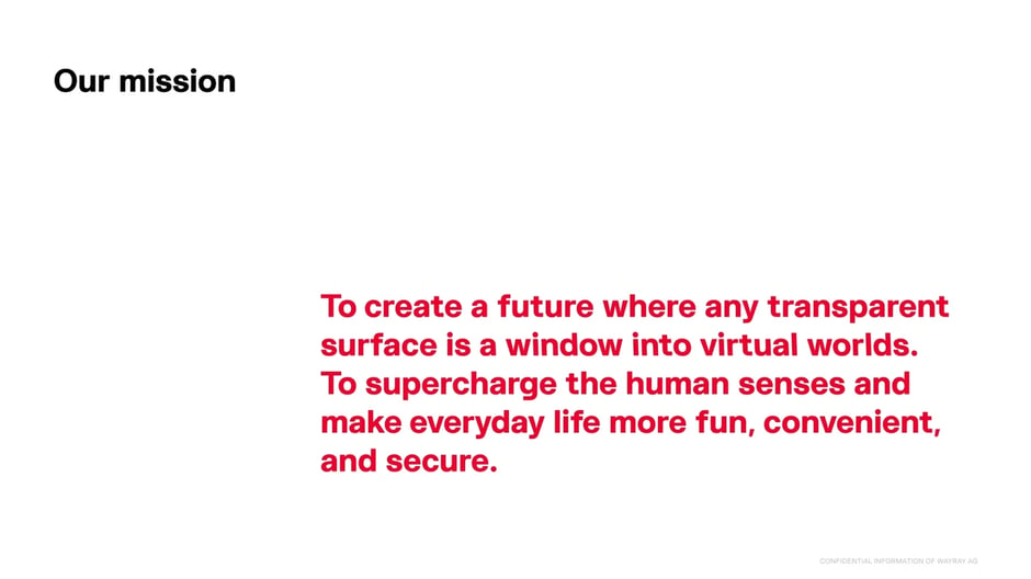 WayRay Pitch Deck 2023