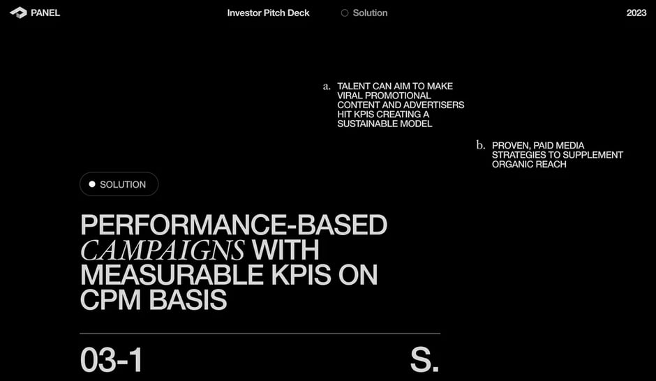 Performance-based campaigns with measurable KPIs