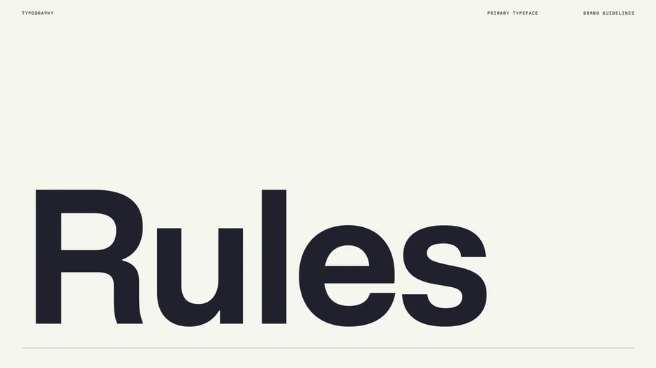 Typeface principles and system design