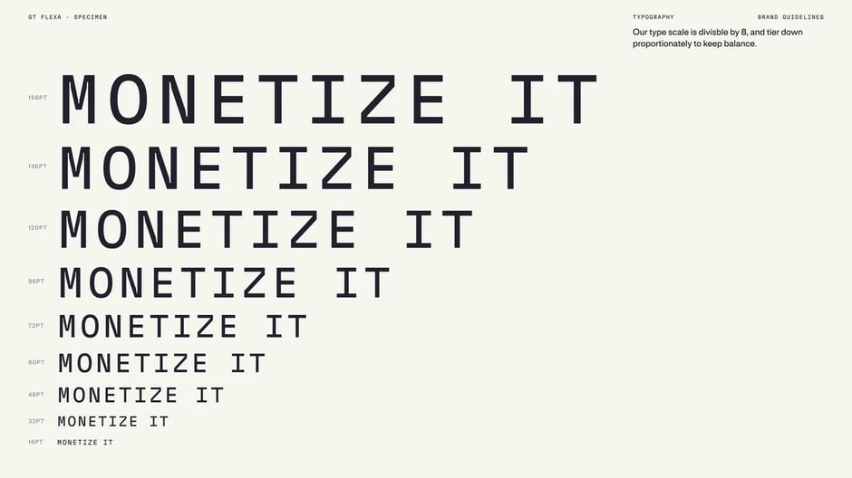 GT Flexa as fluid design system typeface