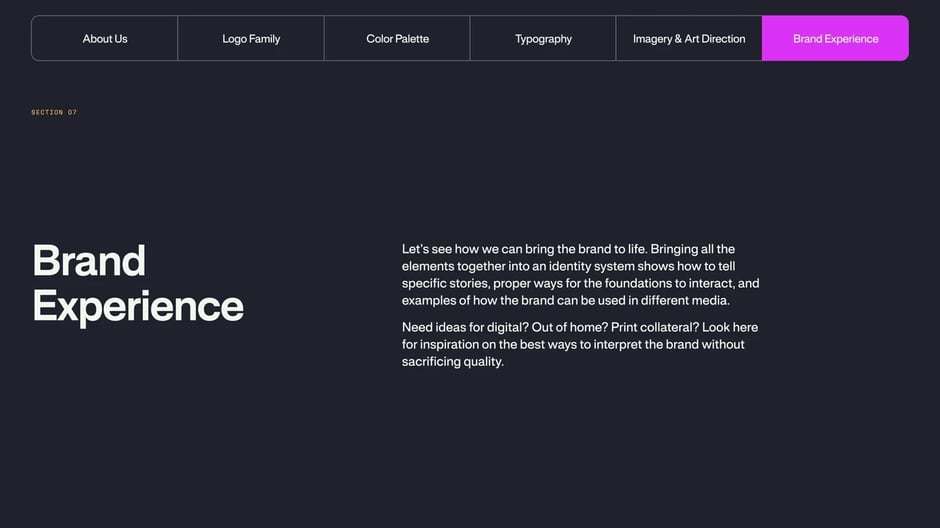 Brand Experience: digital and brand touchpoints