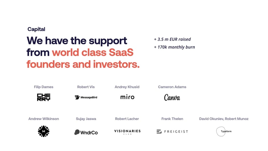 Funding request for growth