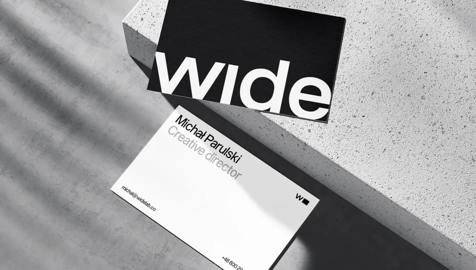 Section divider introducing typeface guidelines and font family selections