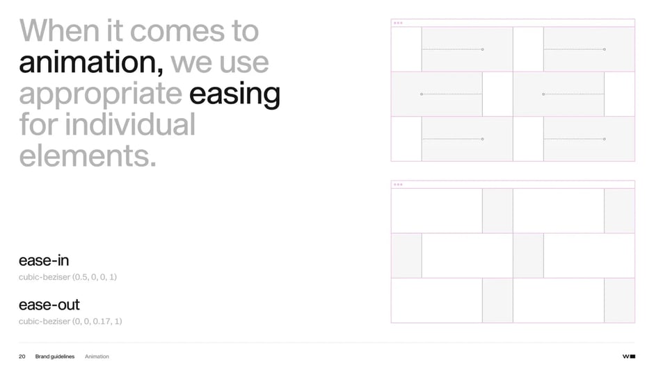 Section divider introducing color system guidelines specifying primary, secondary