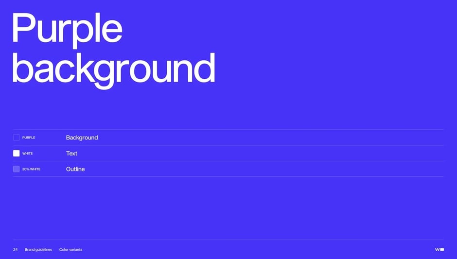 Accent and highlight color specifications for UI elements, interactive components