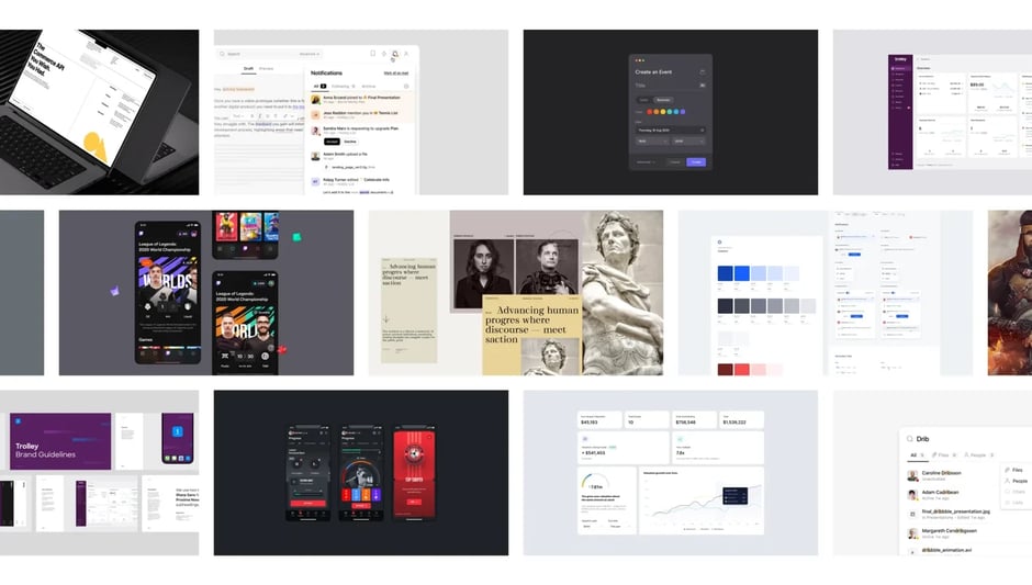 Section divider introducing motion design principles, animation standards, and easing