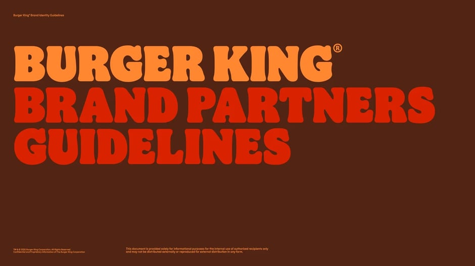 Burger King Brand Guidelines 2024