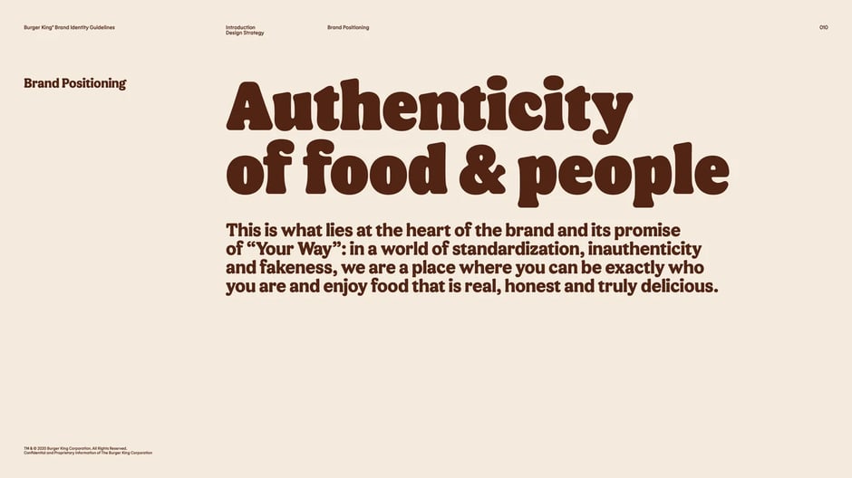 Authenticity of Food and People