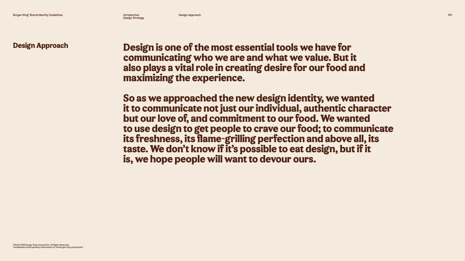 Design elements burst with taste and flavor, creating pride