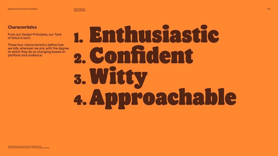 Verbal Identity Detailed Topics Overview