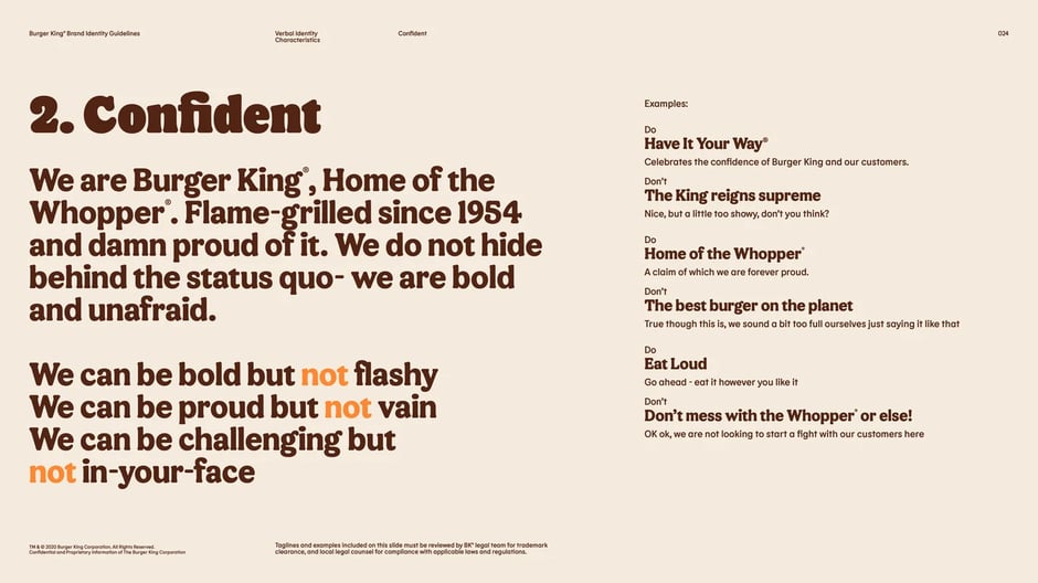 Tone Confident and Authoritative