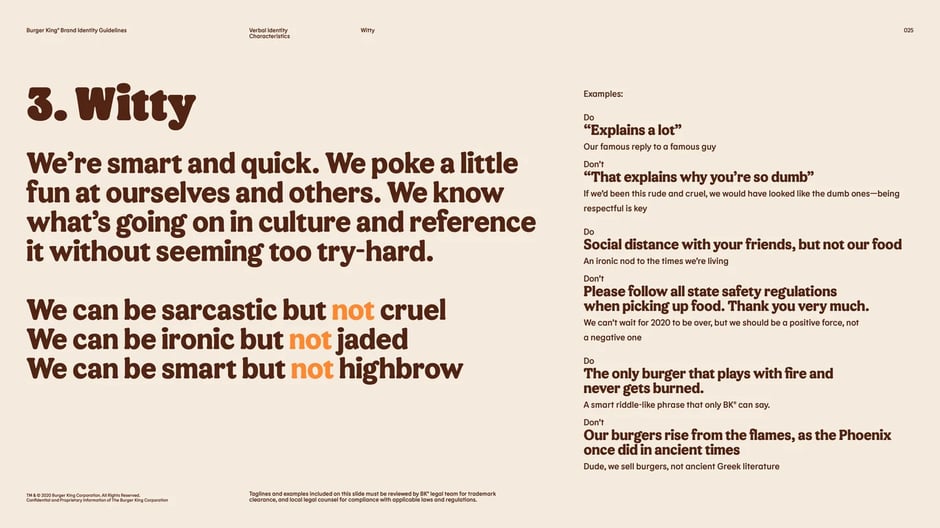 Tone Irreverent and Playful