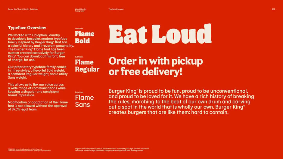 Flame Bold Typeface Design Style