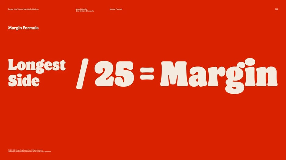 Margin Formula Spacing Specifications