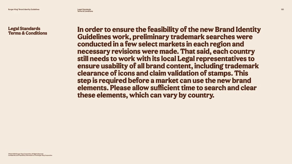 Trademark usage requirements, copyright standards, and legal compliance guidelines