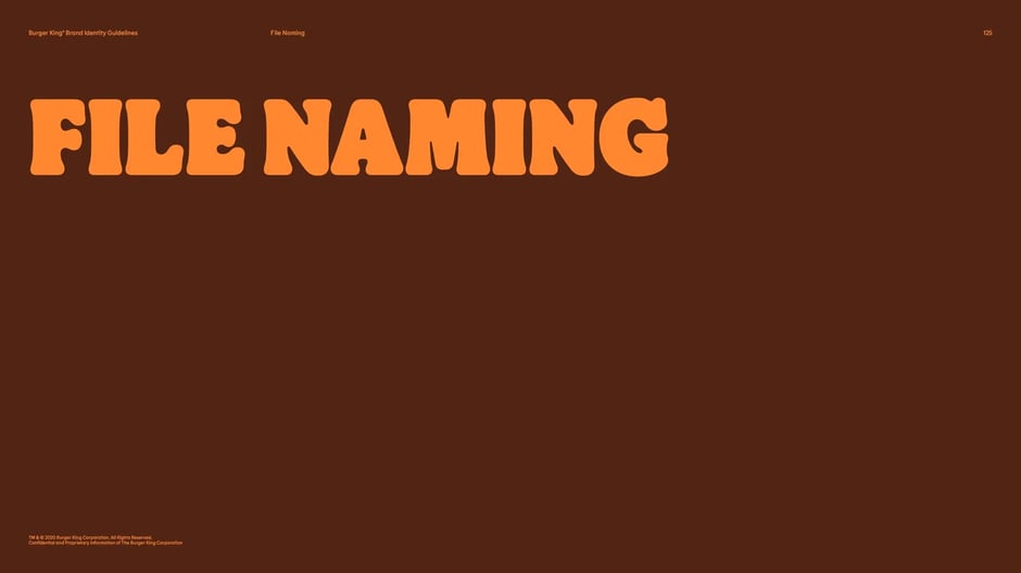File Naming Conventions Section