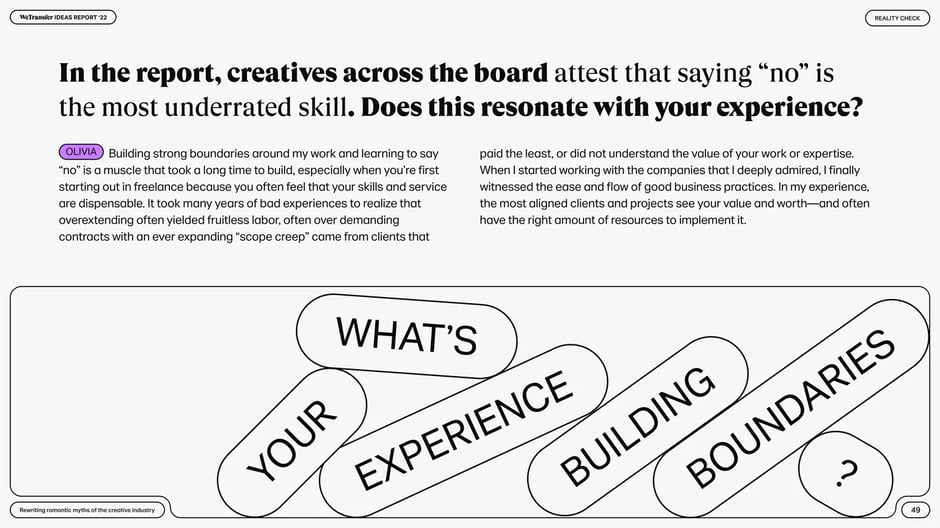 Experience is the most underrated creative skill