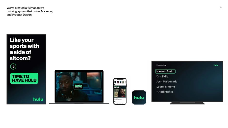 Brand application mockup example