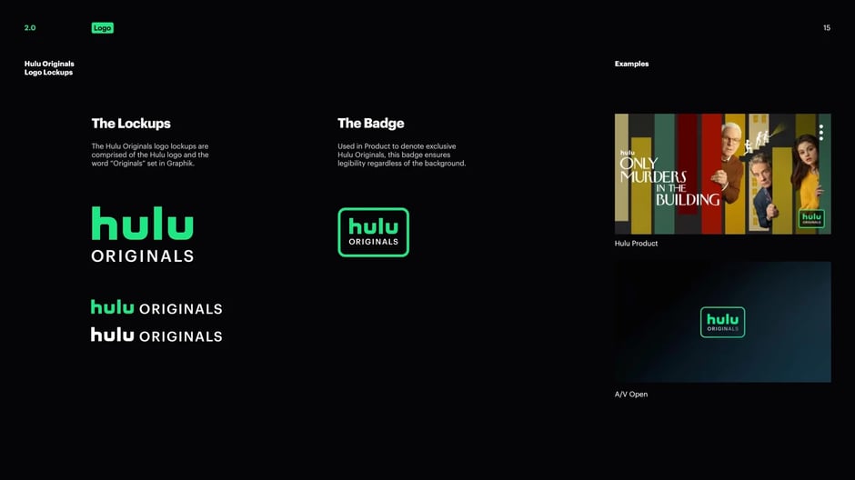 Logo application on varied backgrounds