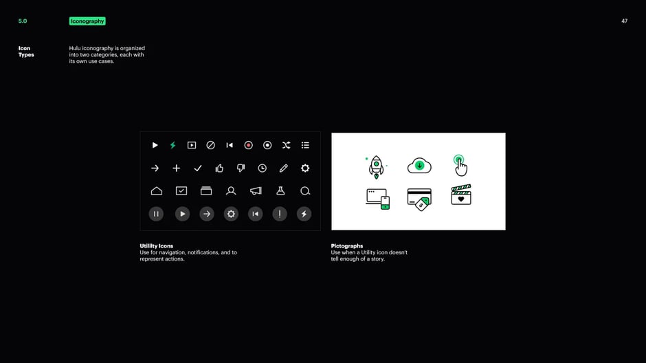 Icon sizes and scaling specifications