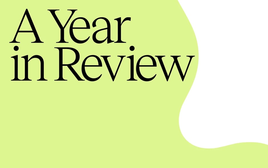 A Year in Review: chapter opener