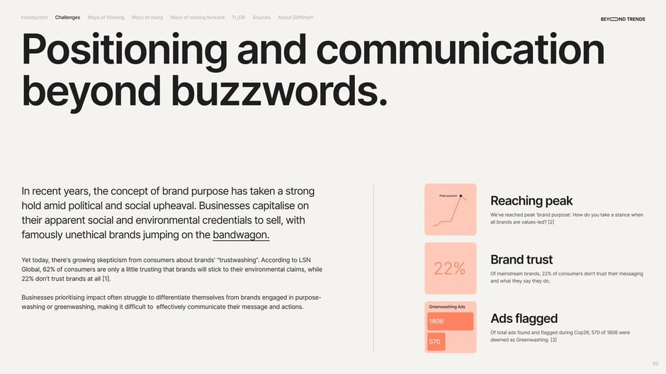 Positioning and communication beyond buzzwords