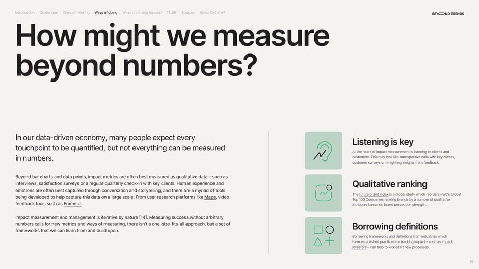 Break down big goals into incremental steps