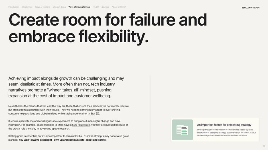 Ways of accountable positioning and process prioritization