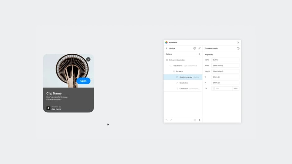 100+ actions for automation