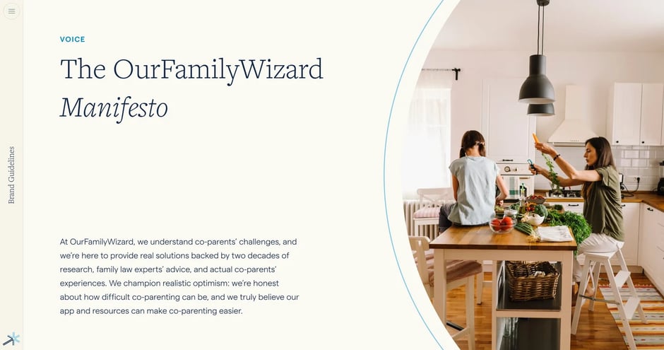 Core brand attributes and framework