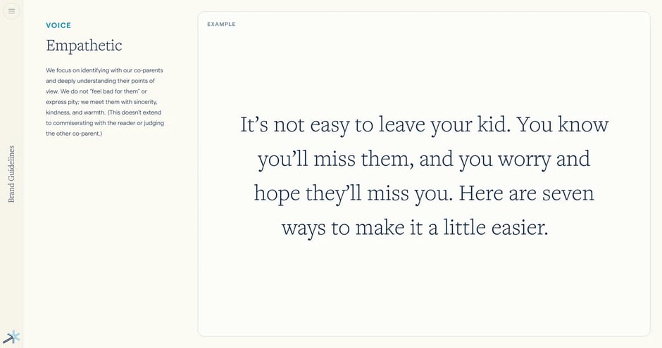 Empathetic voice: kindness and warmth