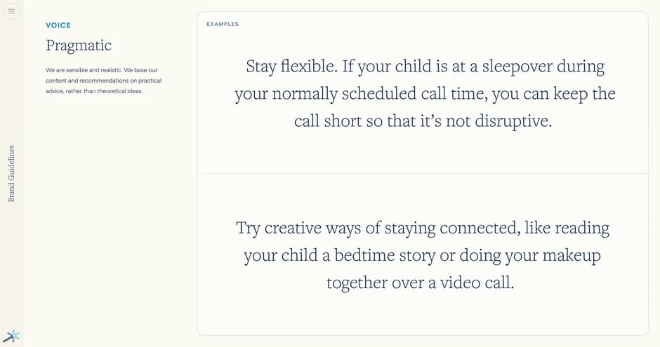 Pragmatic voice: sensible and realistic