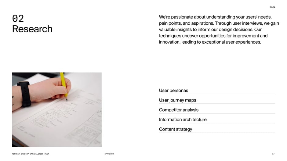 Design phase with prototyping and testing