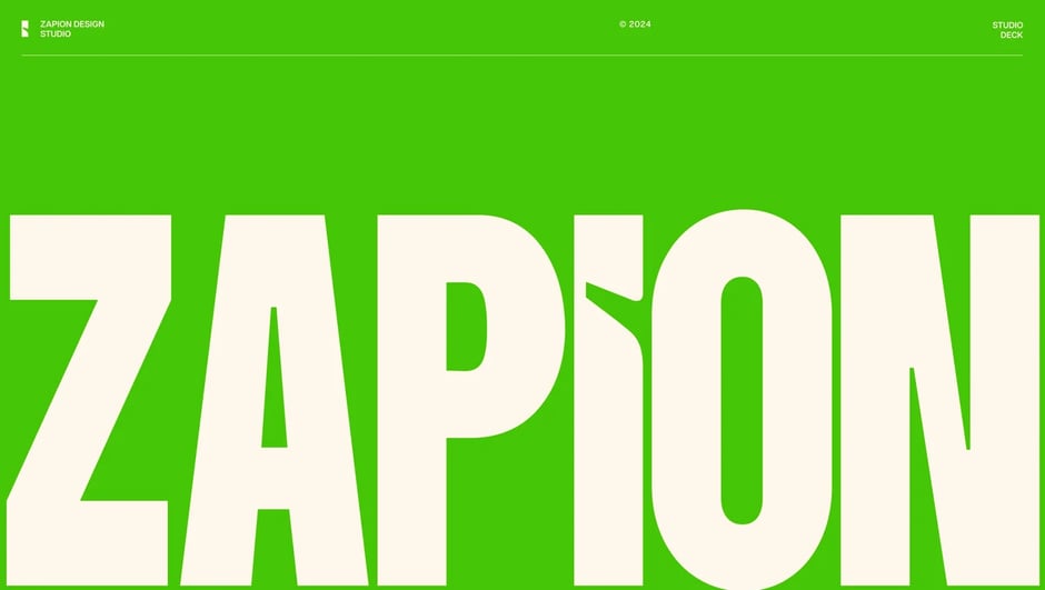 Zapion Design Studios Agency Deck