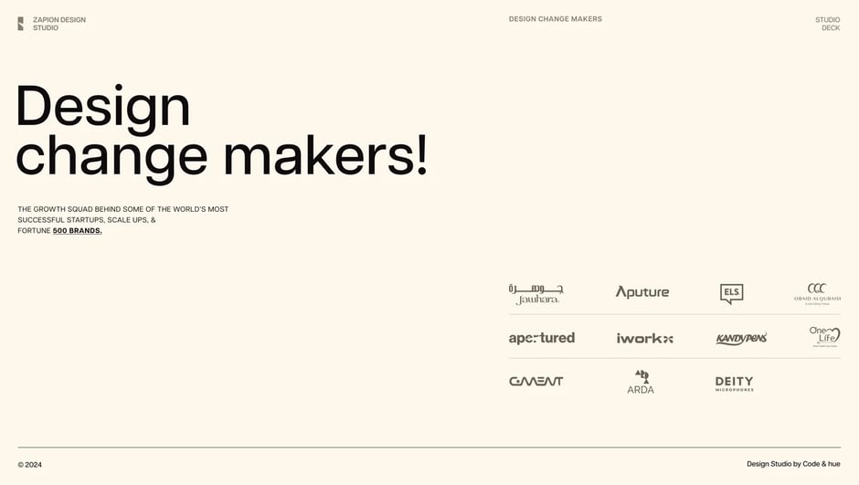 Design change makers behind Fortune 500 brands