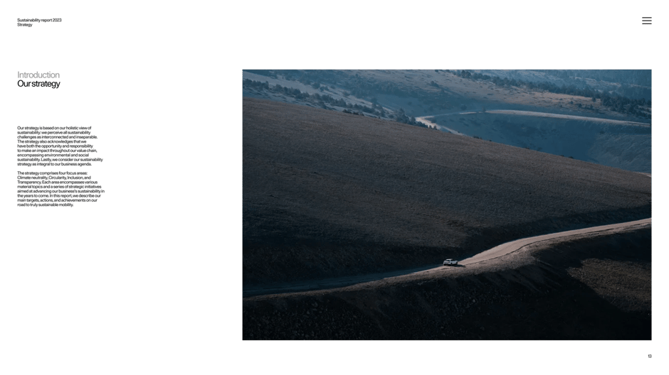 Climate as leading material topic