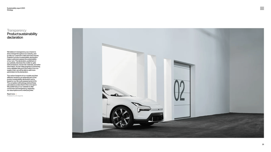 Polestar 1 and 2 efficiency benchmarks