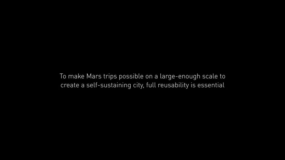 Full reusability required for city scale