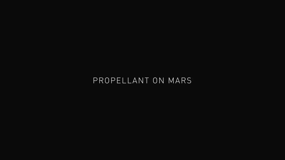 Producing propellant on Mars